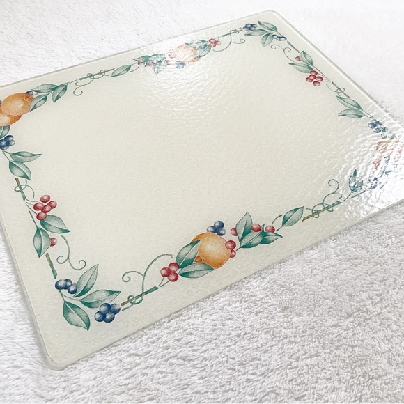 Vintage 1990’s Corning Corelle Abundance Counter Saver 15”x12” Fruit - Picture 2 of 9